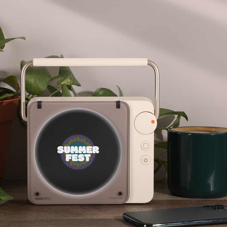 Retro Turntable Speaker